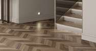 Wood Latina Brown Chevron M (<!--#size-->)