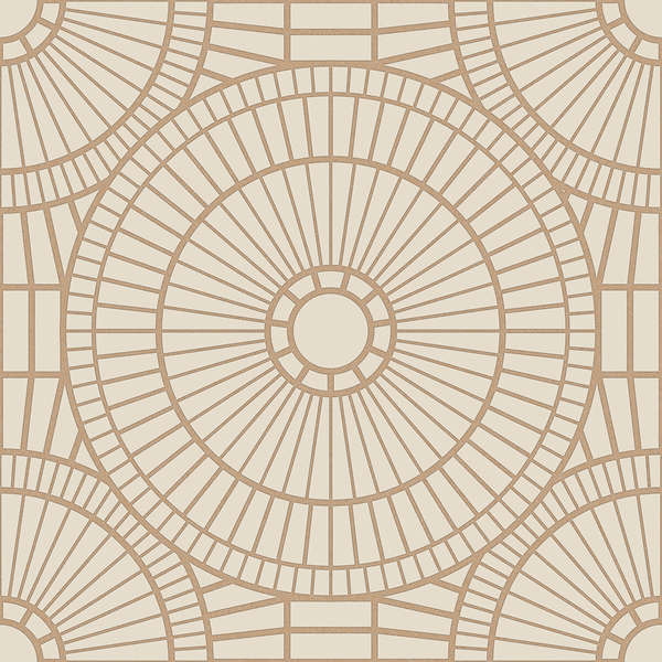 PF60020547 Настенная плитка ABK Decor Library Hypnotic Owl Gold 3D Tech Nat Ret 60x60 (600x600)