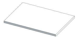 620090000782 Керамогранит Ступень Atlas Concorde Drift White Lineare 30x60 (600x300)