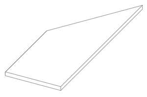 620090000798 Керамогранит Ступень Atlas Concorde Drift Grey Lineare Angolo Sx 30x60 (300x600)