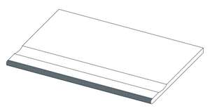 620090000802 Керамогранит Ступень Atlas Concorde Drift Grey Bordo Piscina 30x60 (600x300)