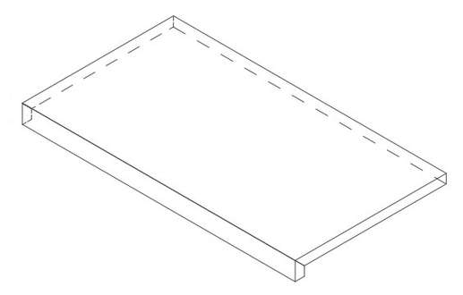 620070001826 Керамогранит Ступень Atlas Concorde Drift White Scalino Sp 33x60 (600x330)