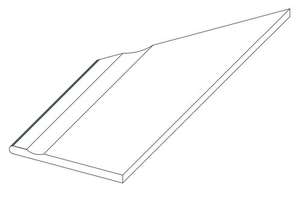 620090000818 Керамогранит Ступень Atlas Concorde Force Fancy Bordo Piscina Angolo Sx 30x60 (300x600)