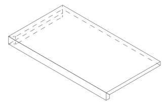 620070001833 Керамогранит Ступень Atlas Concorde Force Fancy Scalino Angolo Dx 33x60 (330x600)