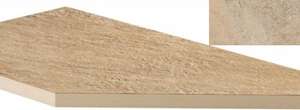 620090000480 Керамогранит Ступень Atlas Concorde Landstone Gold Lineare Angolo Dx 30x60 (300x600)