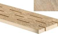 620090000500 Керамогранит Ступень Atlas Concorde Landstone Gold Griglia Angolo Sx 20x60 (200x600)