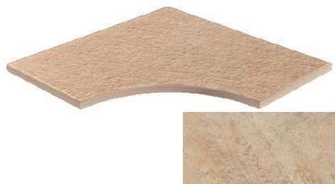 Atlas Concorde Landstone Gold Bordo Curvilineo Round 30