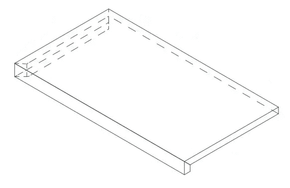 Atlas Concorde Rinascente Grey Scalino Angolo Dx LASTRA 60x33