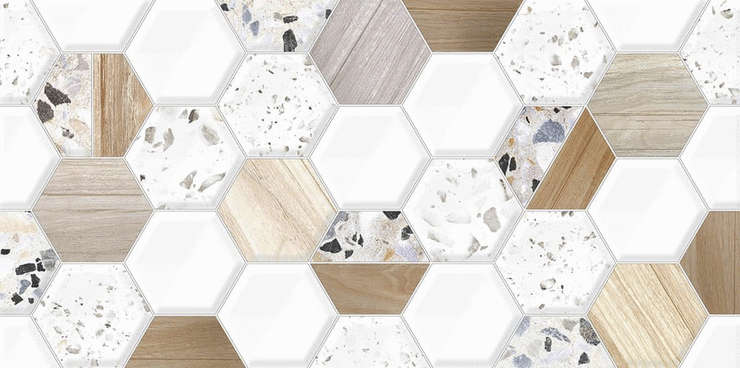 Альма Керамика Bilbao Hex Рельеф