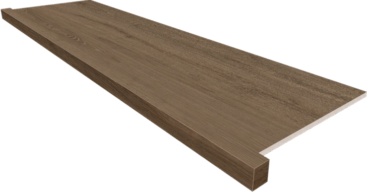 Аметис Alavesa AV03 Подоконник фронтальный Moka Неполированный с боковыми выступами 33х160