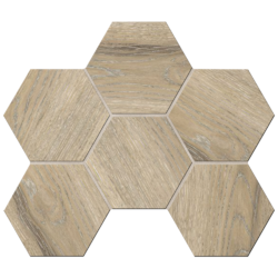 DA02 Rusty Beige Hexagon Неполированная (285x250)