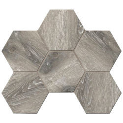 DA03 Dark Grey Hexagon Неполированная (285x250)