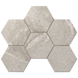 KA03 Light Brown Hexagon Неполированная (285x250)