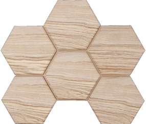 SI03 Pine Hexagon 25x28.5 Неполированная (285x250)