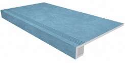 Комплект SR03 Sky Blue 120x33 неполированный прямоугол. бортик  Подступенок 120x14.5 (1200x330)