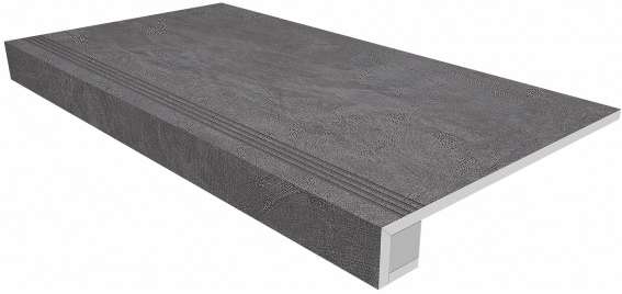 Аметис Spectrum Комплект SR06 Graphite 120x33 неполированная прямоугол. бортик  Подступенок 120х14.5