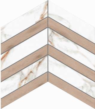 Аметис Supreme SM03-SI01 Ferrum Chevron 29x37.5x10 неполированная