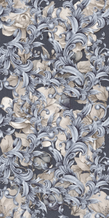 Апе Bellagio Dec Baroque Blu Mix Rect 60x120