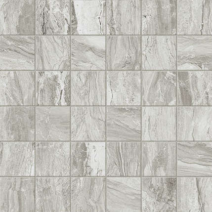 Аскот Gemstone Mosaico White-Silver Dec