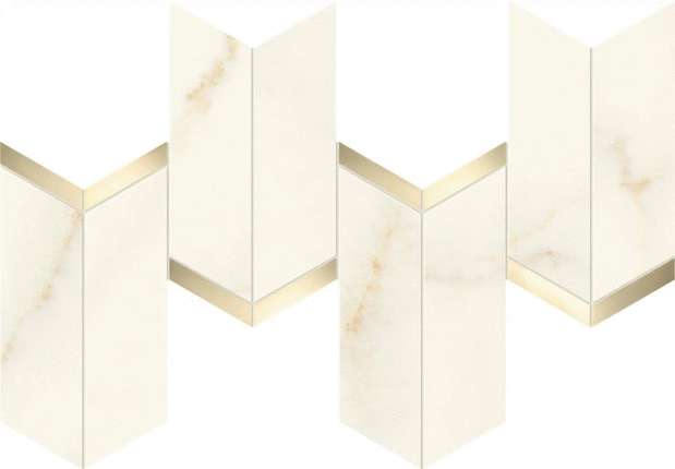 Атлас Конкорд (Италия) Marvel X Calacatta Apuano Mosaico Chevron Lappato