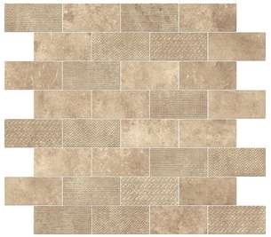 Beige Minibrick Tumbled (305x305)