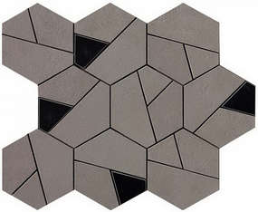 Mosaico Hex Smoke Black (285x250)