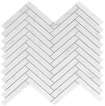 Carrara Pure Herringbone Wall (300x305)