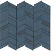 Blue Mosaico Chevron Wall (305x305)