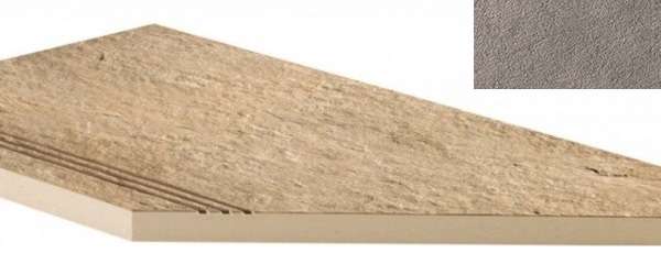 Атлас Конкорд Cliff Grigio Gradino Lineare Angolo Dx 30x60