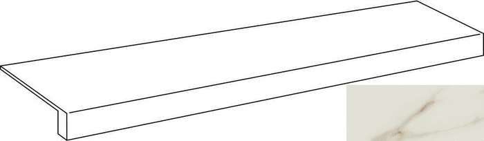 Атлас Конкорд Empire Calacatta Diamond Scalino Frontale 33x160