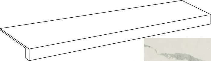 Атлас Конкорд Empire Statuario Scalino Frontale 33x160