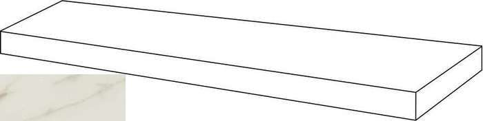 Атлас Конкорд Empire Calacatta Diamond Scalino Angolare Dx 33x120