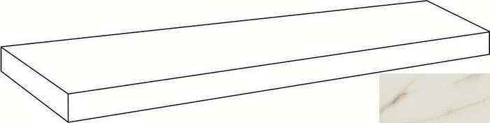 Атлас Конкорд Empire Calacatta Diamond Scalino Angolare Sx 33x120