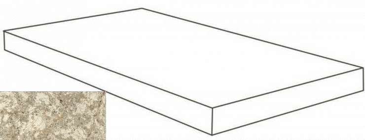 Атлас Конкорд Forte Dei Marmi Quark Brazilian Gold Scalino Angolare Dx 33x80