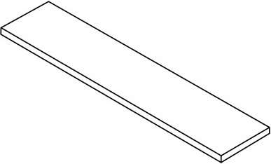 Атлас Конкорд Forte Dei Marmi Rock Tiffany White Scalino Angolare Dx 33x160