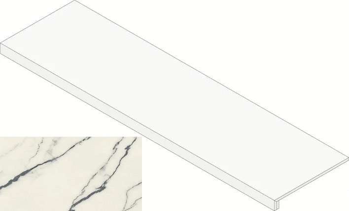 Атлас Конкорд Forte Dei Marmi Lilac Scalino Frontale 33x160