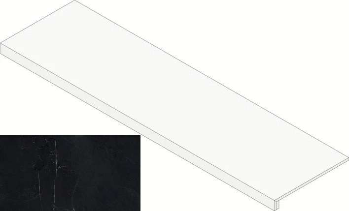 Атлас Конкорд Forte Dei Marmi Elegant Black Scalino Frontale 33x160