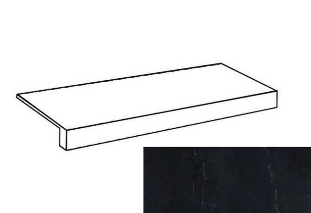 Атлас Конкорд Forte Dei Marmi Elegant Black Scalino Frontale 33x80