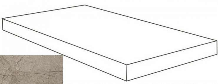 Атлас Конкорд Forte Dei Marmi Mystic Grey Scalino Angolare DX 33x80