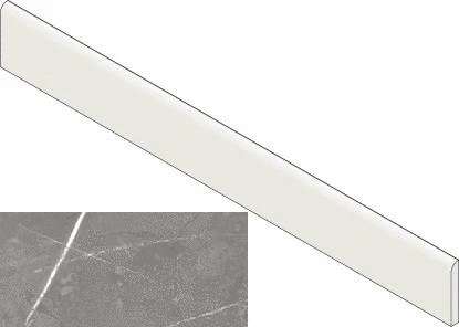 Атлас Конкорд Forte Dei Marmi Elegant Grey Battiscopa 7.2x60 Cerato