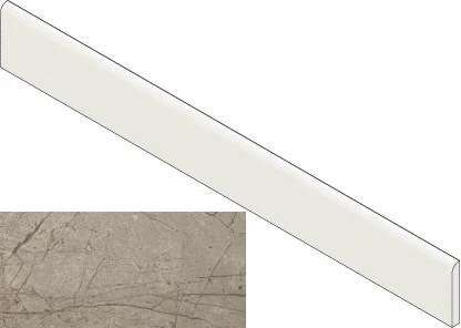 Атлас Конкорд Forte Dei Marmi Mystic Grey Battiscopa 7.2x60 Cerato