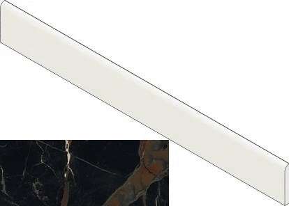 Атлас Конкорд Forte Dei Marmi Ombra di Caravaggio Battiscopa 7.2x60 Cerato