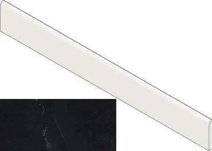 Атлас Конкорд Forte Dei Marmi Elegant Black Battiscopa 7.2x80 Lap