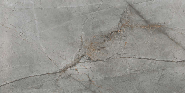 Boho Ceramic Silver Grey Polished 60x120