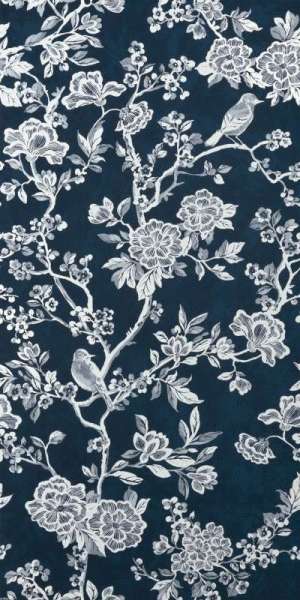 Floral Blue Ret (600x1200)