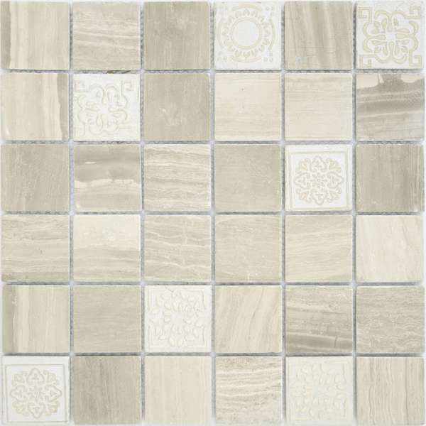 Art Travertino Silver MAT 48x48x8 (300x300)