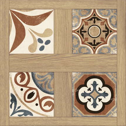 Церсанит Florence Пэчворк, узоры, многоцветный-2