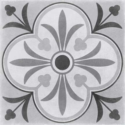 Церсанит Motley Серый крупный узор