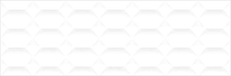 Гравита Satin White Hexa 90x30