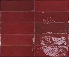 122109 Керамогранит DNA Tiles Safi Wine 5,2х16 (160x52)